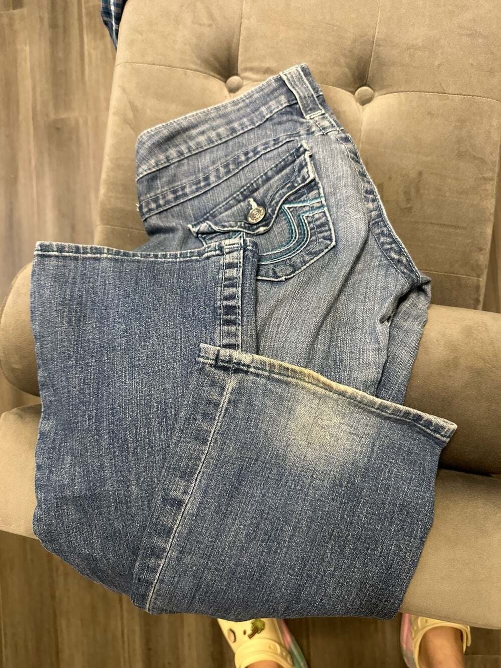 Vintage True Religion "Section Straight" Women’s Jeans - Picture 5 of 5